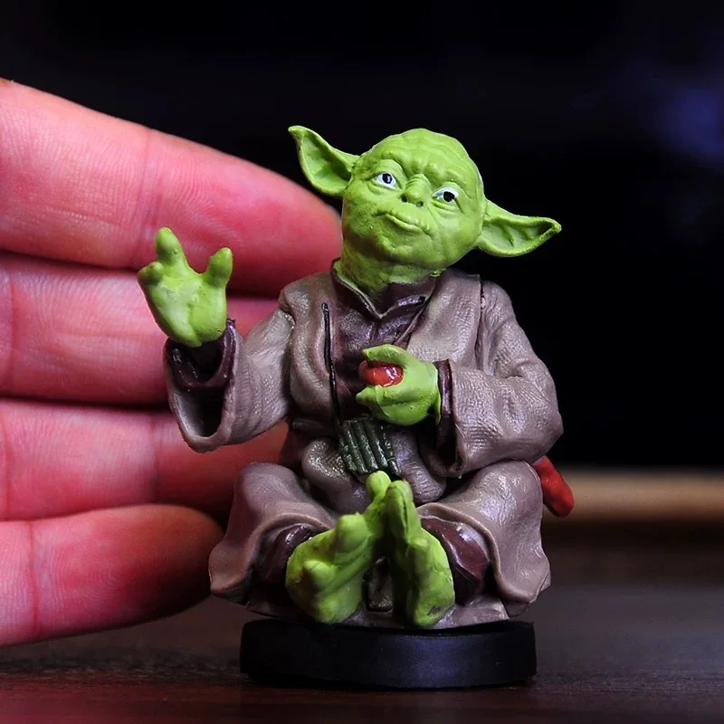 8cm Star War Master Yoda Cartoon Model Model Toy PVC akčná figúrka dekorácie zbierka socha bábiky darček