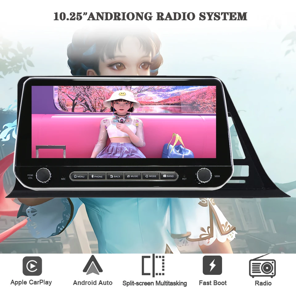 8Core 8G+256G AUTO RADIO AUDIO pre Toyota Chr C-HR 2016 2020 Video Hudobný prehrávač s CarPlay DSP DSP Android Auto Head Unit GPS mapa GPS