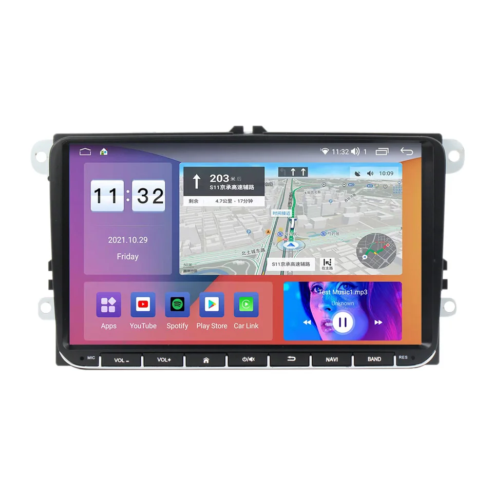 8G 128G Android 11 Auto Car DVD Player For For Volkswagen Vw Passat B6 B7 CC Tiguan Touran Golf Polo CarPlay RDS Video