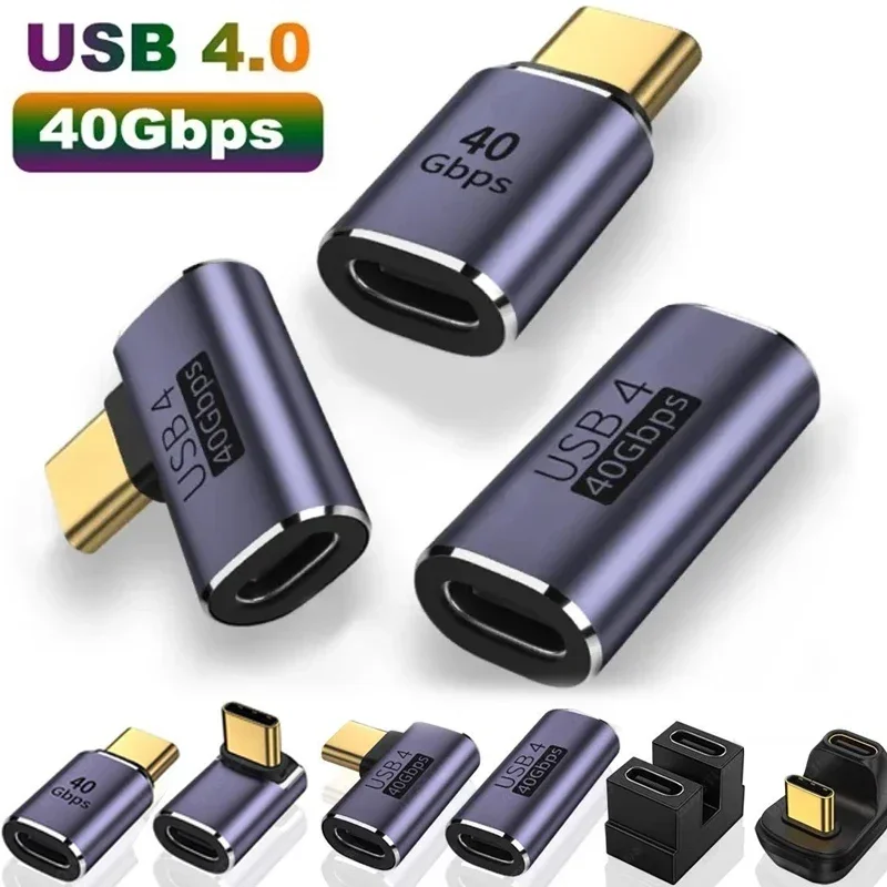 8K 100W USB 4 Typ-C OTG Adapter 40 GBPS prenos rýchleho prenosu údajov USB C Nabíjanie prevodníka pre adaptér mobilného telefónu MacBook LAPTOP