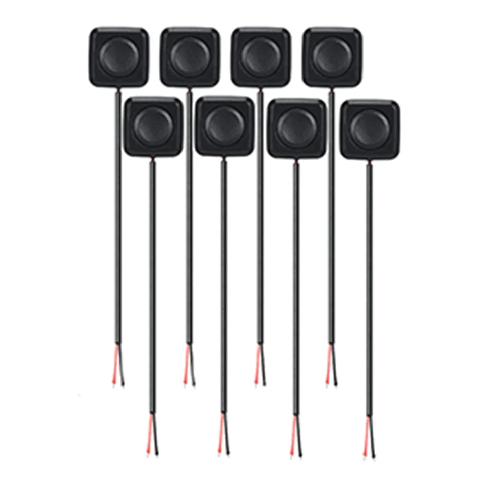 8ks 12 V/24 V Mini Momentary Push Tlačidlo zapnutie/vypnutie, povrchová montáž, ľahká inštalácia pre elektronický experiment