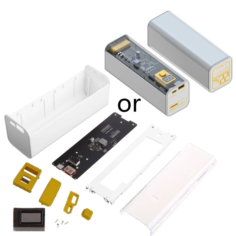 8ks 21700 PD 22,5W Pase Battery Fast Polymer Battery LCD
