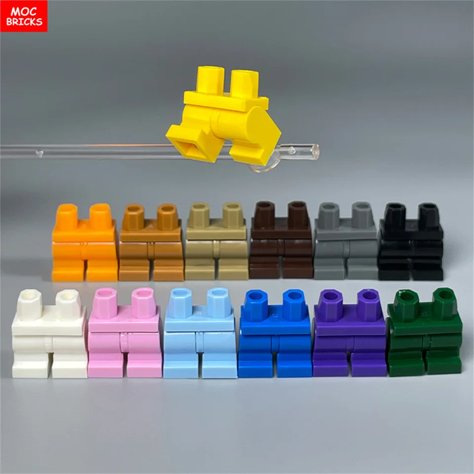 8ks MOC tehly 17 mm nohavice Nákladné krátke nohy 970 cm00 Body Časť opotrebovanie modelu Akčná figúrka Zostavte stavebné bloky Hračky Darčeky