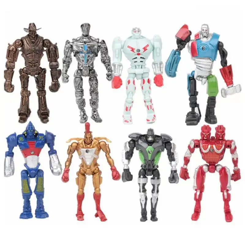 8ks/set 13 cm Real Steel Zeus Atom Midas Adam Raider Robot Model hračky Hračky Darče