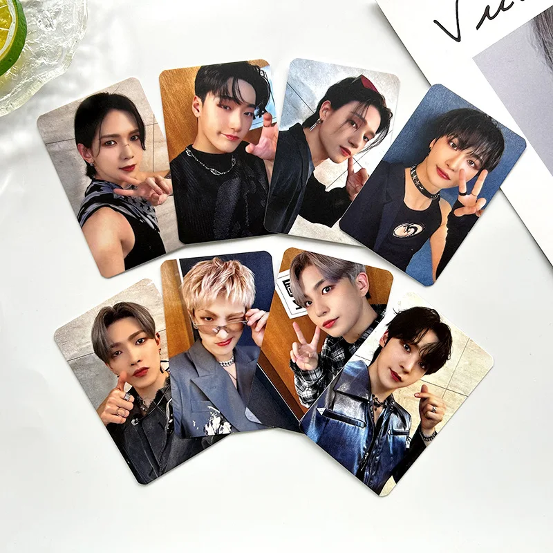 8ks/set Kpop Ateez Lomo Card Vysoko kvalitný HD Double Side Photo karty Yunho San Mingi Jongho Hongjoong Darčeky fanúšikov