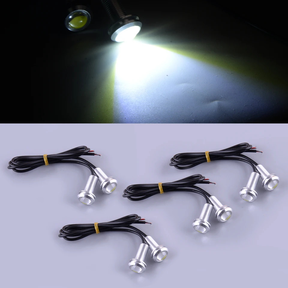 8ks vodotesné biele LED strieborné výložné rozmetrgerové priehradky pod vodou svetlo pre príves na lodný vozík 12V
