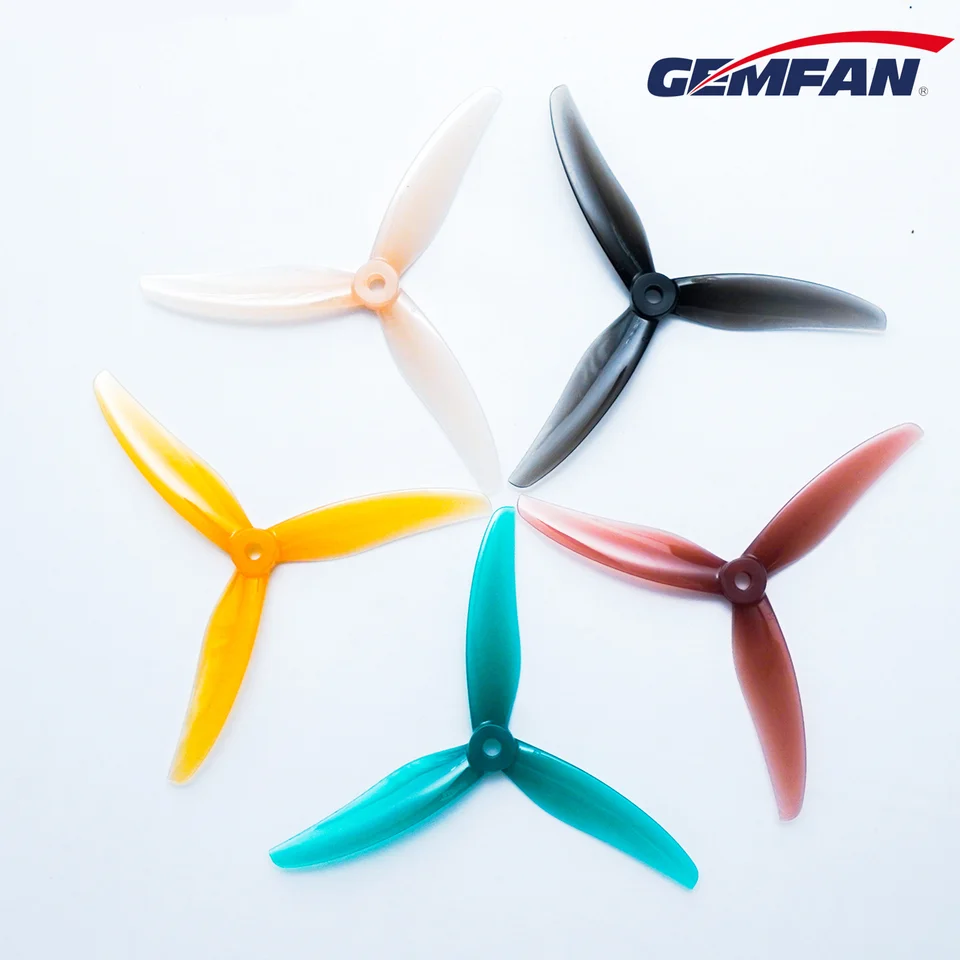 8pcs/4pairs gemfan 3 Blade vrtule F3 F4 F3S F4S Freestyle 3 5.1x3x3 Freestyle 4 5.1x3.6x3 PC rekvice Gemfan Racing FPV Dron Drone