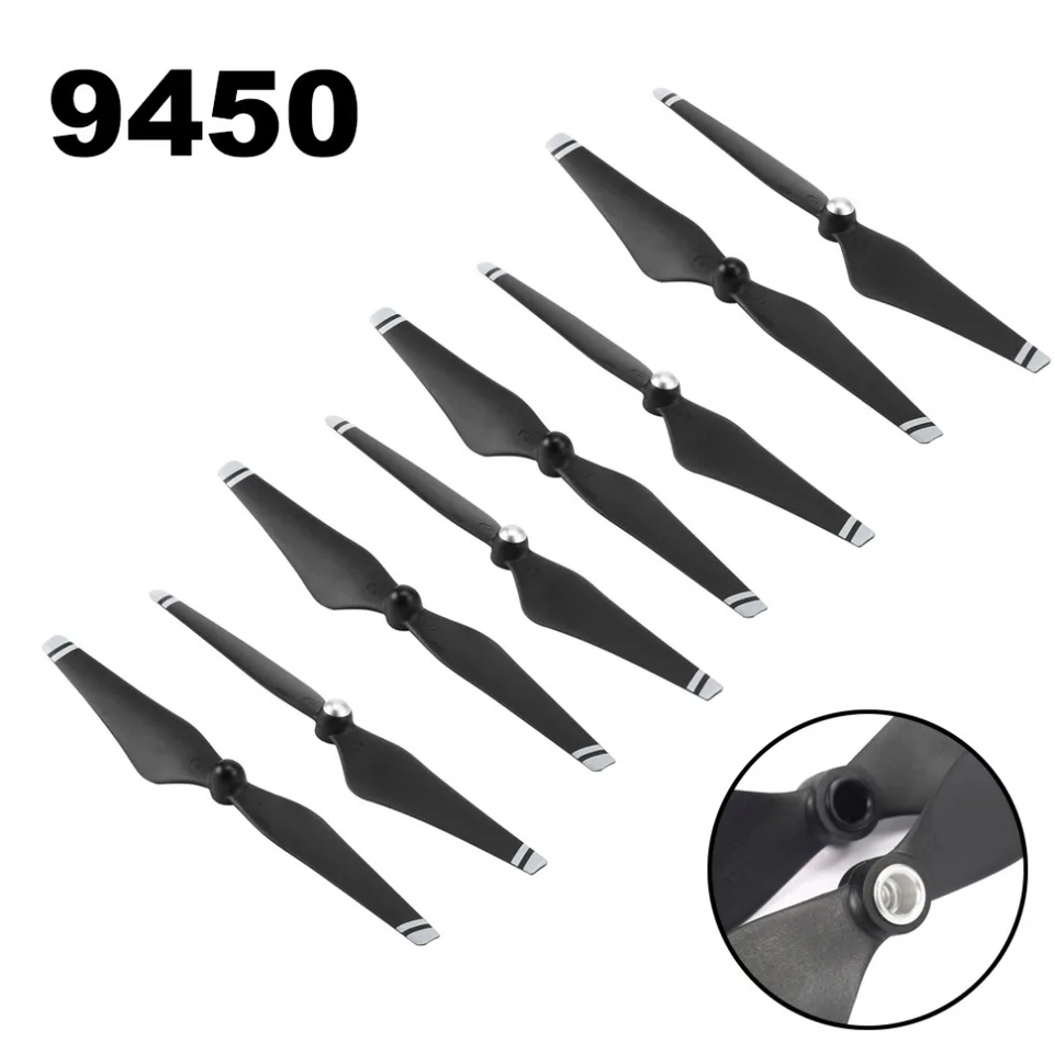 8pcs 9450 vrtuľa pre DJI Phantom 3 3A 3P 3S náhradné rekvizity pre f450 f550 DIY DRONE SLEDKÉ VYROBENÉ VRADENIA