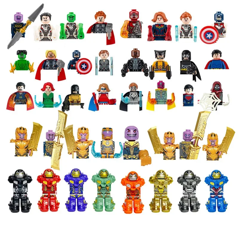 8pcs Mini Build Block Figurín anime figúrka zázra