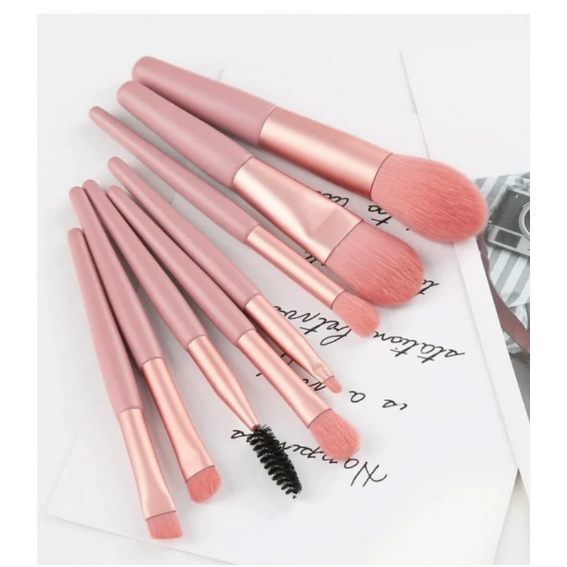 8pcs Soft Fluffy make -up kefy nastavené pre kozmetickú nadáciu kefu práškové očné tiene make -up kefy kozmetické nástroje zadarmo shiopping zadarmo