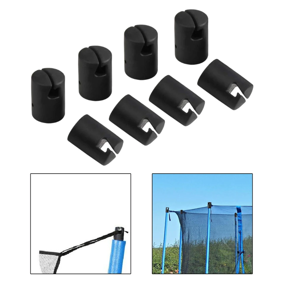 8pcs Trampoline kryt stĺpové čiapky Trampoline Pole Caps pre deti záhradná trampolína plochý oceľový plech horné ochranné čiapky