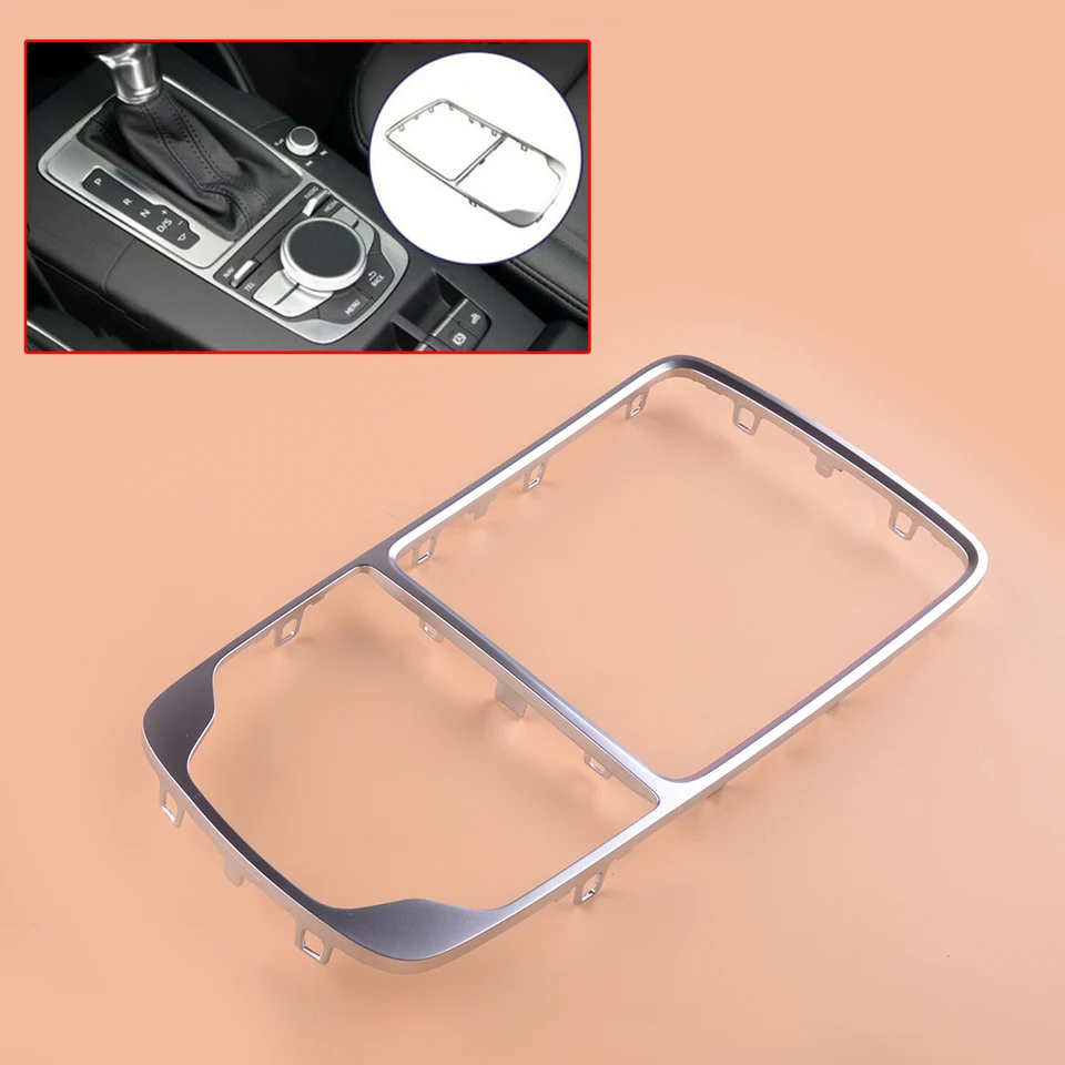 8v0864260a 3q7 8v0864260b3q7 Chrome Front MMI Center Console Surround Cover Trim Fit Fit for Audi A3 S3 RS3 2016 2017 2017