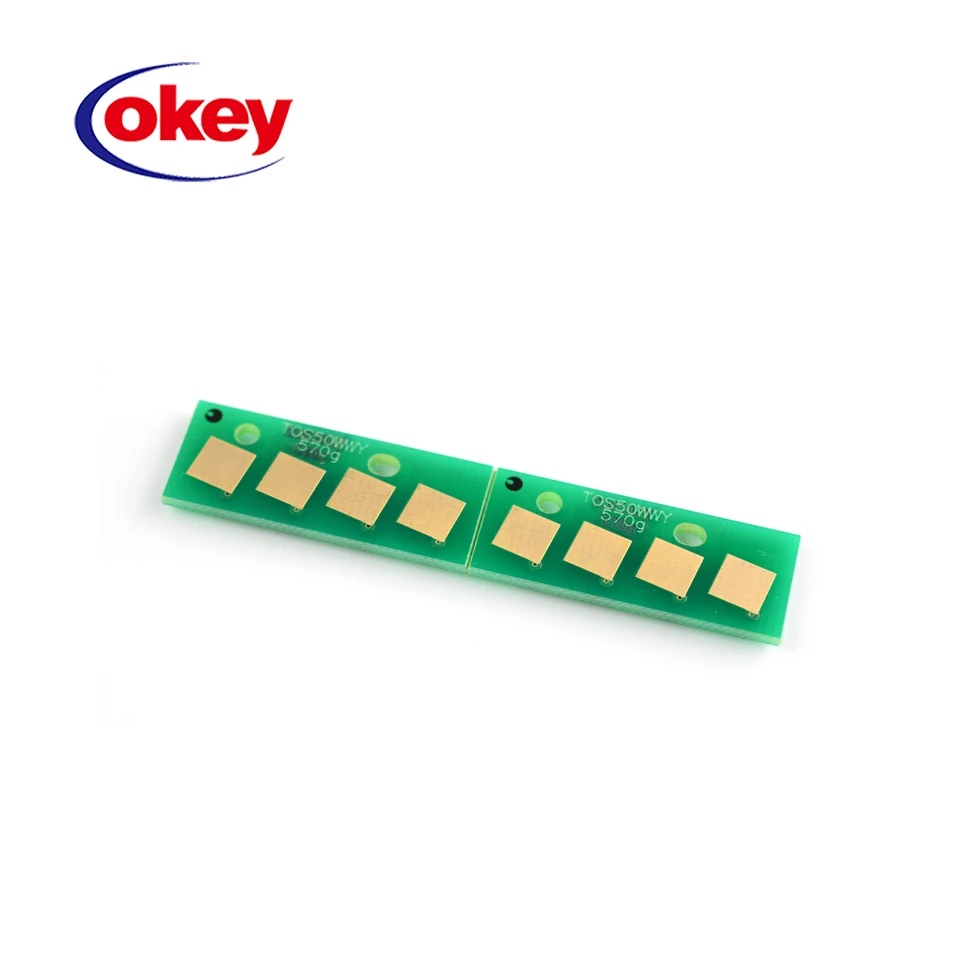 8x FC50 Toner CARtridge ChIP T-FC50 TFC50 pre Toshiba E-STUDIO 2555C 3055C 3555C 4555C 5055C 2555 3055 3555 4555 5055 Toner Chip