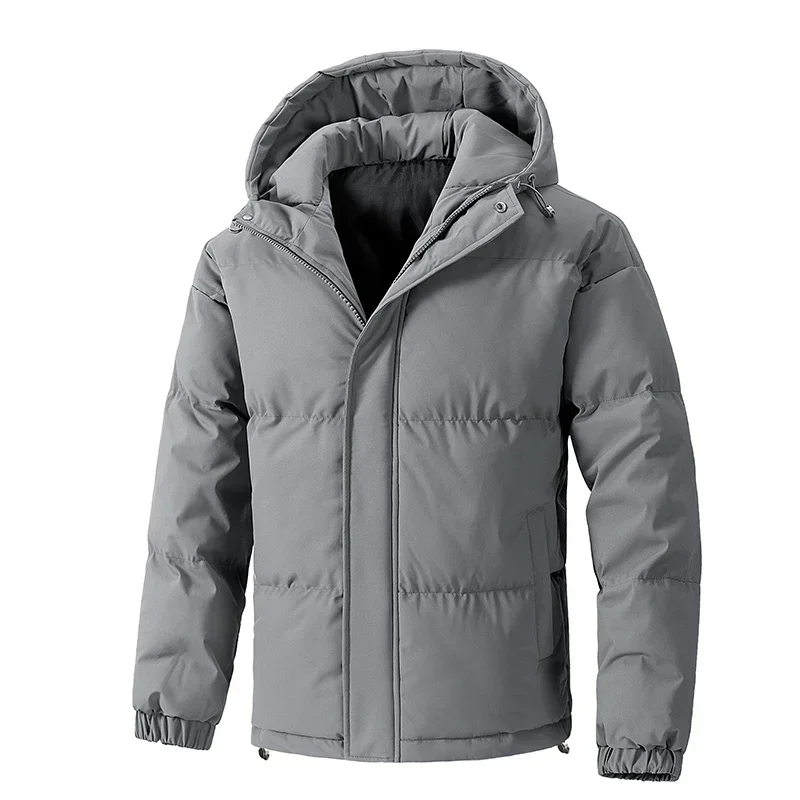 8xl Puffer bunda muži hrubé zimné bunda teplé muži parky s kabátom Outwear Solid Plus veľkosť bavlníkovej lampy Pánske oblečenie