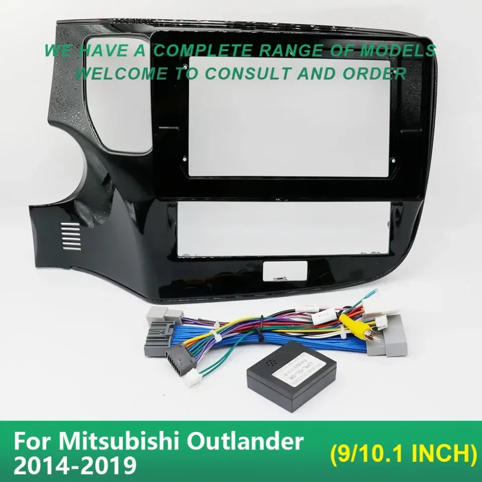 9/10,1 palca 2 DIN Car Stereo Radio Fascia Panel pre Mitsubishi Outlander 2014-2019