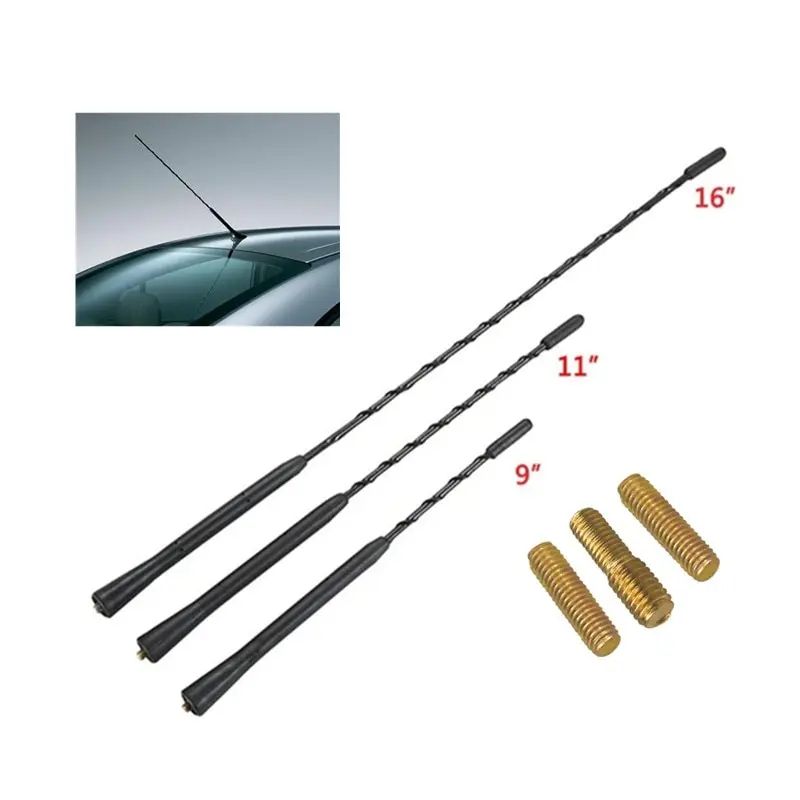 9 11 16 palcový univerzálny stereo rádiový signál Amplifikácia antény pre VW Gol Short Car Anténa Nissan Leaf Jeep Jl Dodge Ram