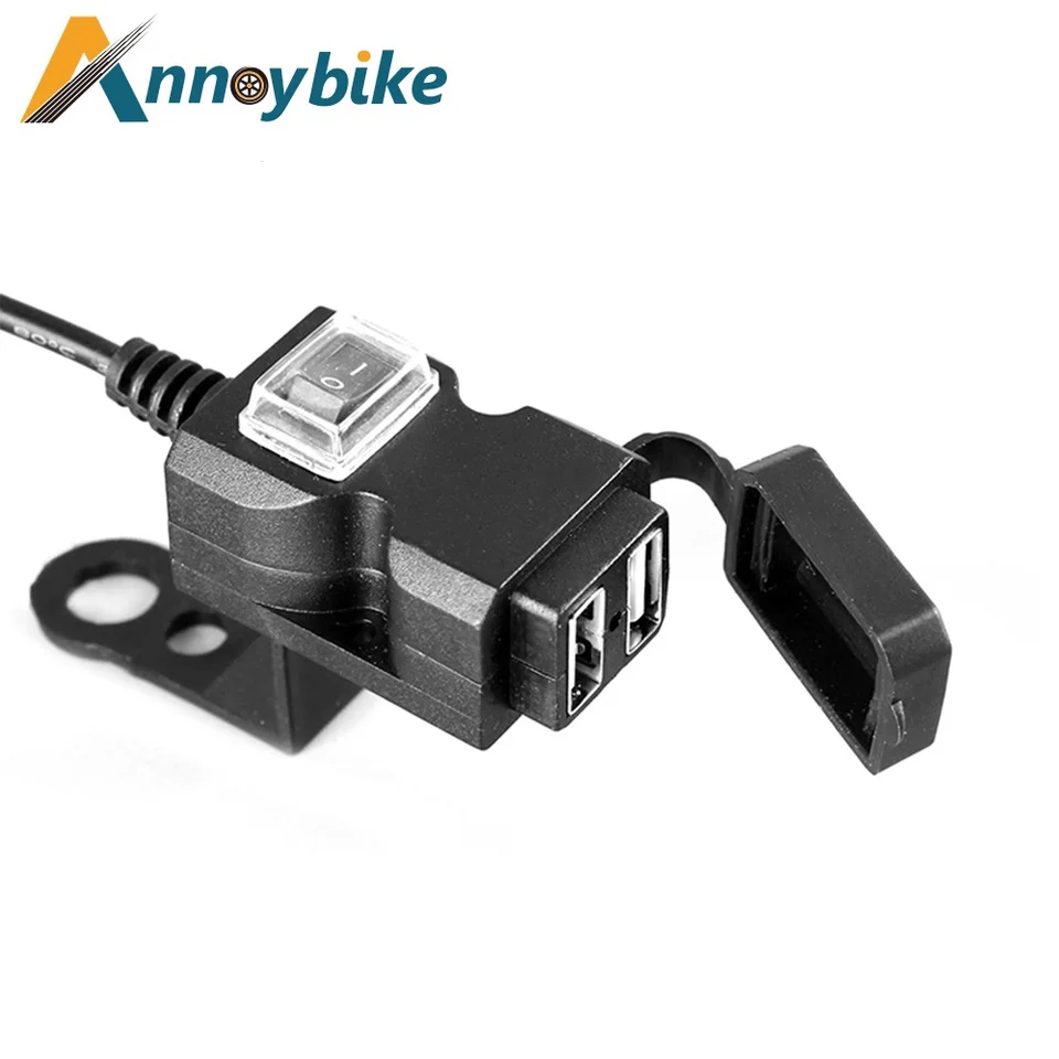 9-24V 9-90V 36V 48V 72V 84V Dvojité1.0a 2.1a USB nabíjačka Universal Electric Scooter Motocykle USB mobilný telefón nabíjačku E-Bike