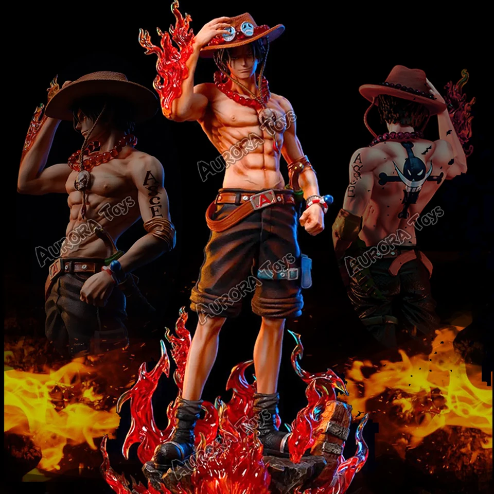 9.44in/24 cm Anime One Pody Obrázok ACE Obrázok PVC Zberateľná socha modely hračiek Darčeky