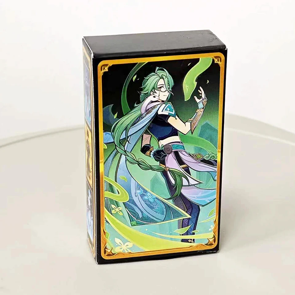 9*5 cm karty TCG Toy Genshin Impact 65 PCS kariet Cyno Yoimiya Sangonomiya Cosplay Deck Rada Game Zbierka kariet