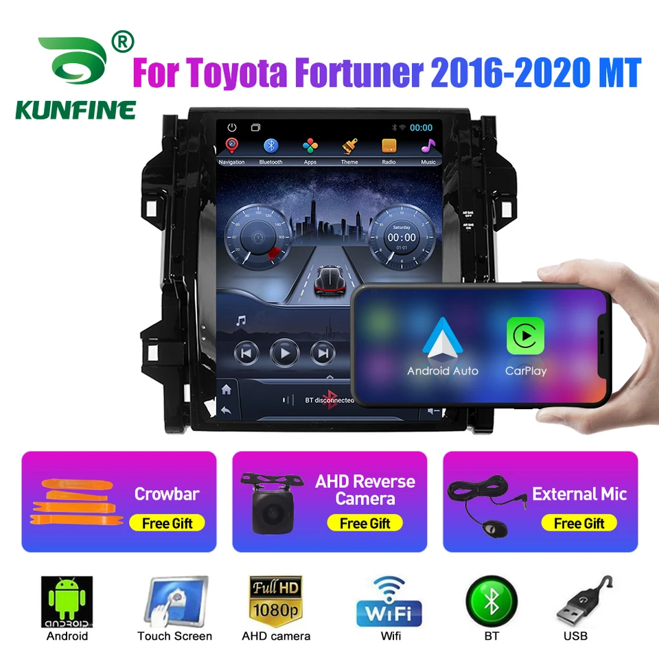 9,7 palca Android Car Radio pre Toyota Fortuner 16-20 MT Tesla Multimedia Video Player GPS Auto 2din stereo navigácia
