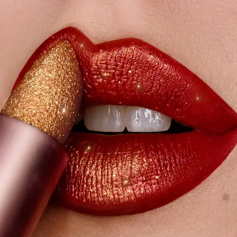 9 farieb trblietavý nahý rúž vodotesný dlhotrvajúca dlhotrvajúca šálka Mermaid Sexy Velve Lip Stick Lips Shimmer Make-up Cosmetics