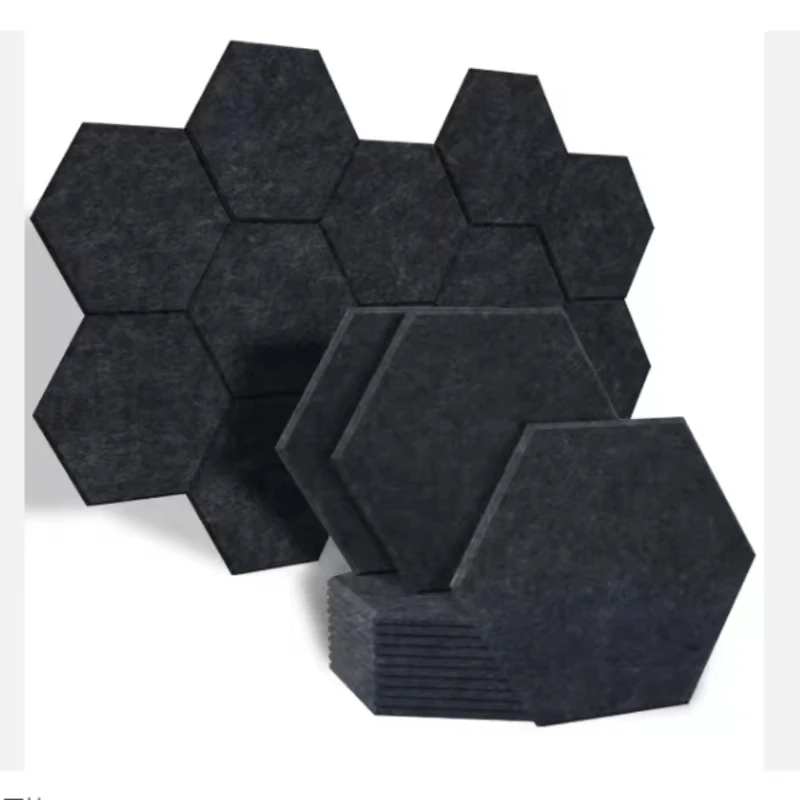 9 mm environmentálne priateľské k akustickým panelom Pet akustické panely Zvukodolný materiál Zvuková izolácia Píre akustické nástenné panely9