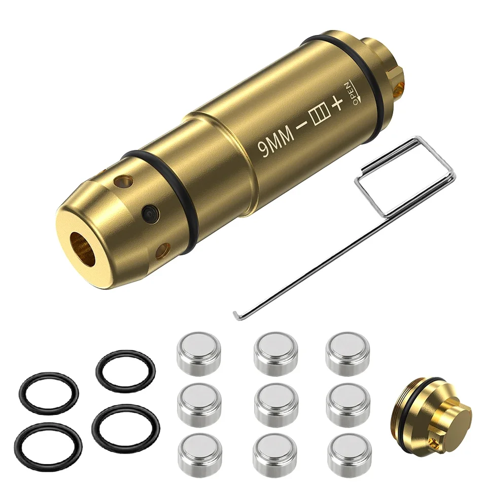 9 mm červená bodka laserová výcvik kazeta Dry Fire Tactical Bullet Tréner pre pištoľ