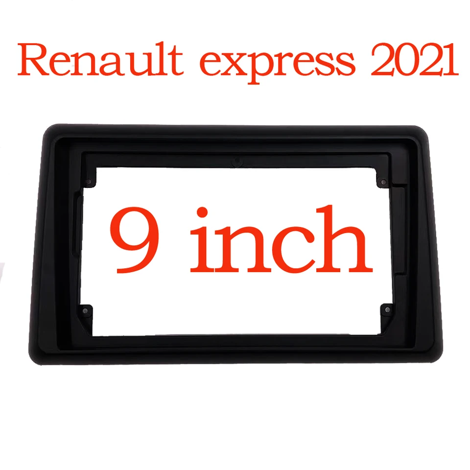 9 palcov pre Renault Express 2021+ CAR RADIO GPS MP5 Android Stereo Player 2 DIN Head Unit Panel Fascia Dash Rám Inštalácia