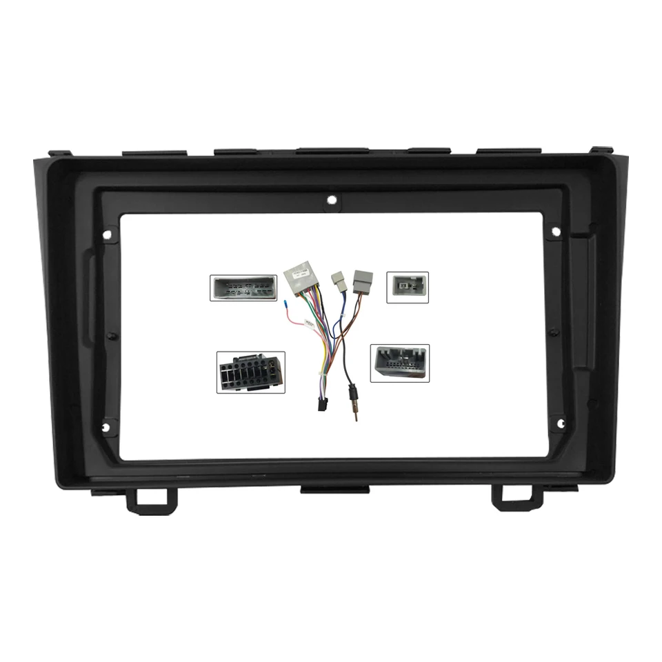 9-palcová stereo panel Dashboard Súprava Radia Rádio Fascia pre Honda CRV CR-V 2006-2011