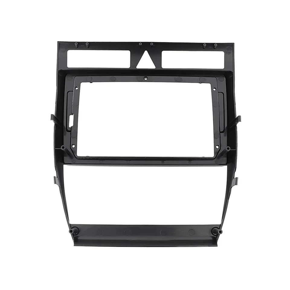9-palcový 2Din automobilový stereo rádio fascia pre Audi A6 C5 2002-2006