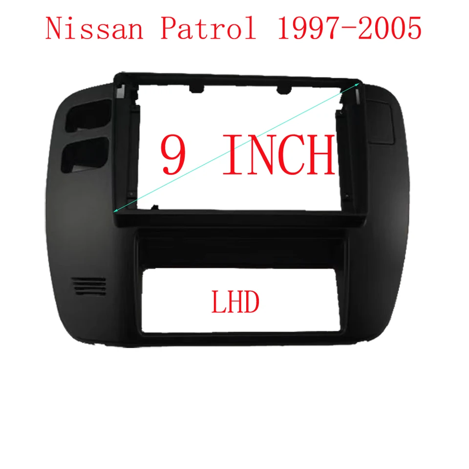 9-palcový adaptér Fascia Adapter pre Nissan Patrol 2097-2005