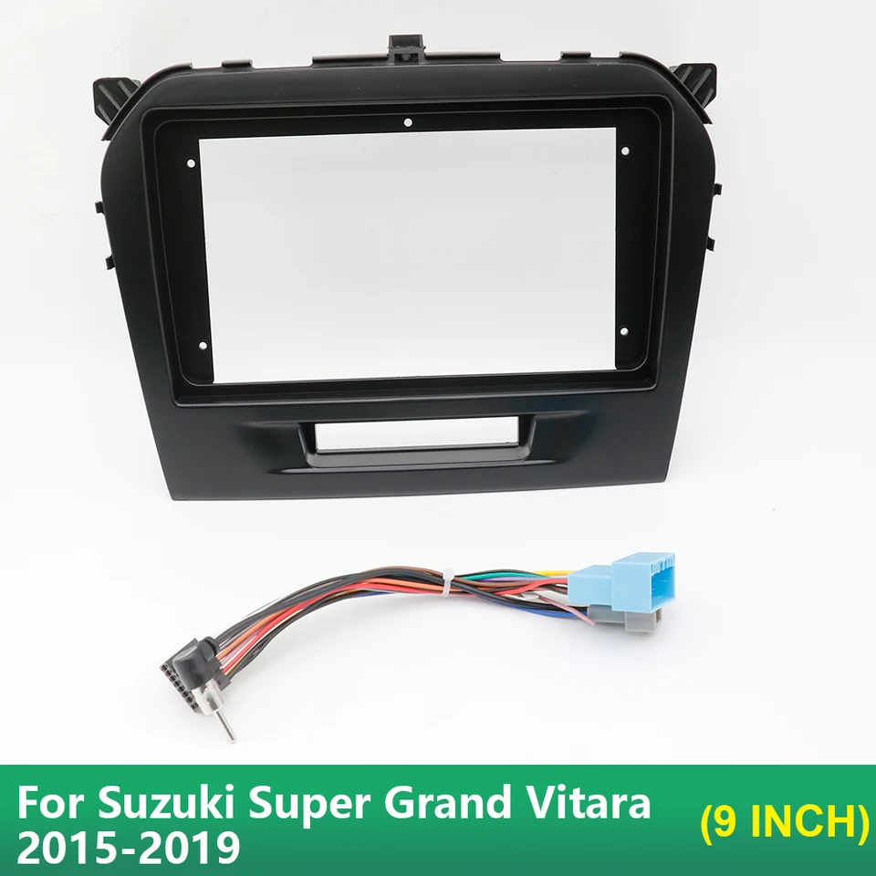 9-palcový adaptér Fascia Fascia pre Suzuki Super Grand Vitara 2015-2019