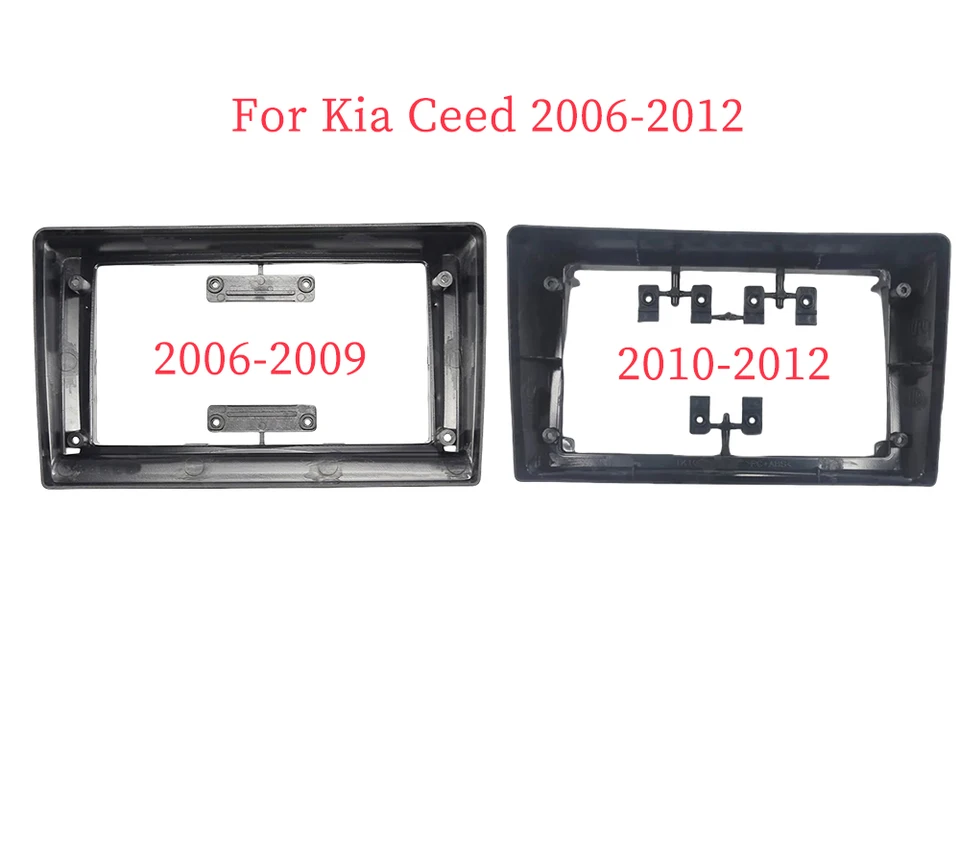 9 -palcový automobil Fascia Adapter Android Radio Dash Panel Kit pre Kia Ceed