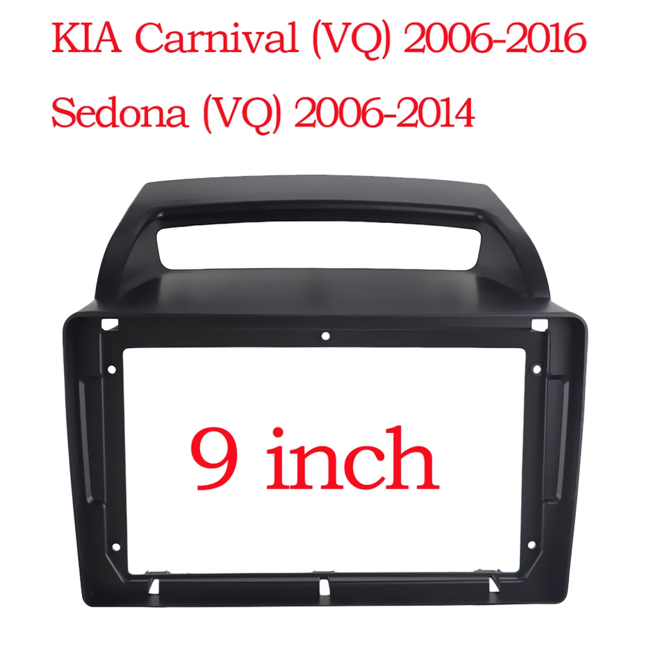 9-palcový rádiový rám pre Kia Carnival (VQ) 2006-2016 Stereo GPS DVD Play Play Panel Dash Surround Repit Instant Trim Kit Audio Fascia