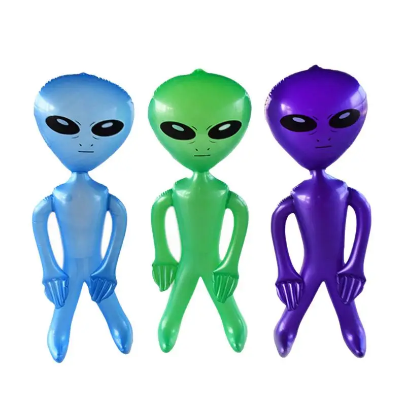 90 cm mimozemský model Zelená fialová modrá sivá ružová et et pre deti nafukovacie hračky Halloween cosplay brithday party Supply90cm mimozemský režim