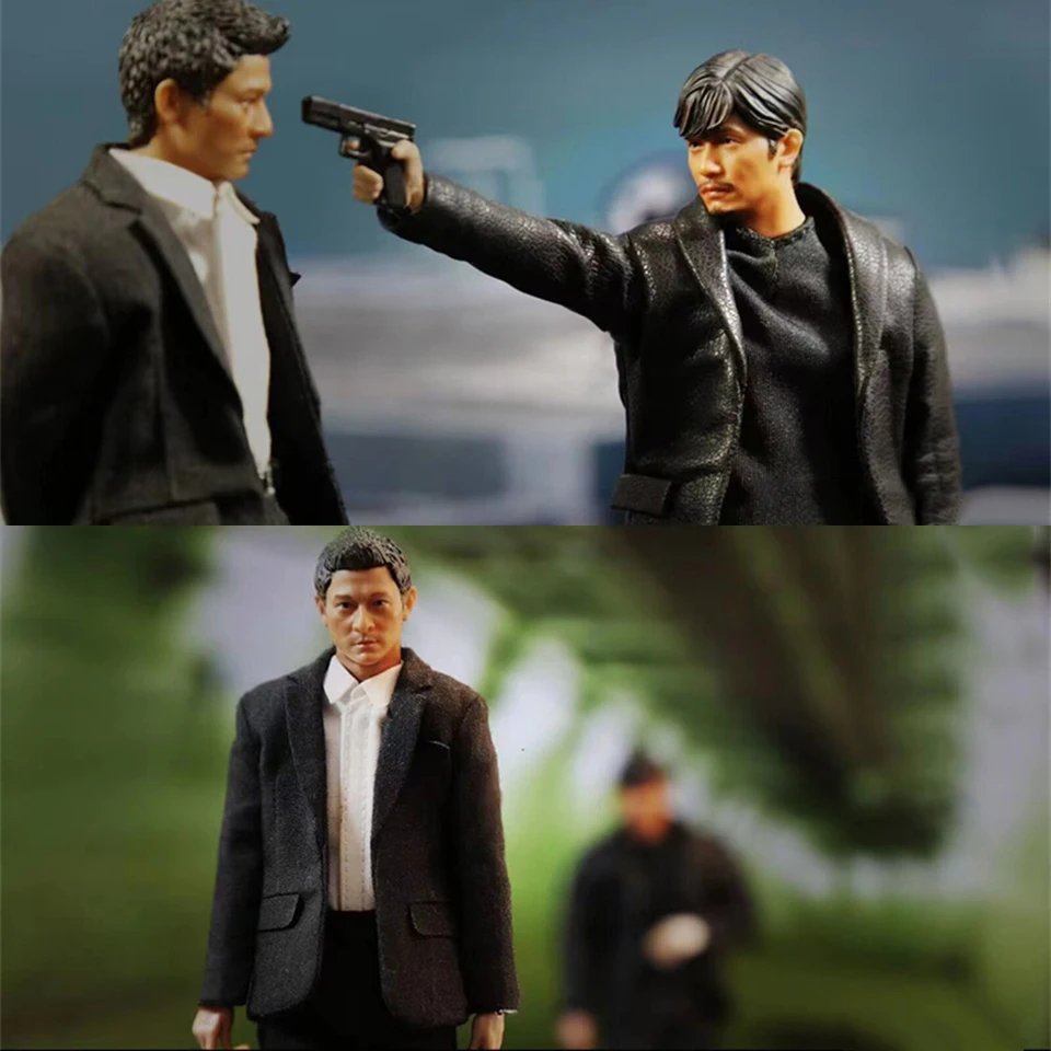 90. rokov TH023 TH024 1/12 Hongkong filmová hviezda Andy Lau Tony Leung Classic Rolles 6 '' Full Set Male Action Figure Model Dolls