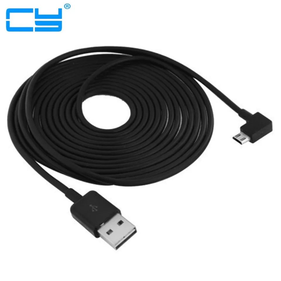 90 stupňov krátka micro USB kábel 2A 90 Rohový rýchly náboj USB USB do uhlových nabíjacích údajov MicroSB Sync Dáta rýchleho nabíjania Cabel Cord 500 cm