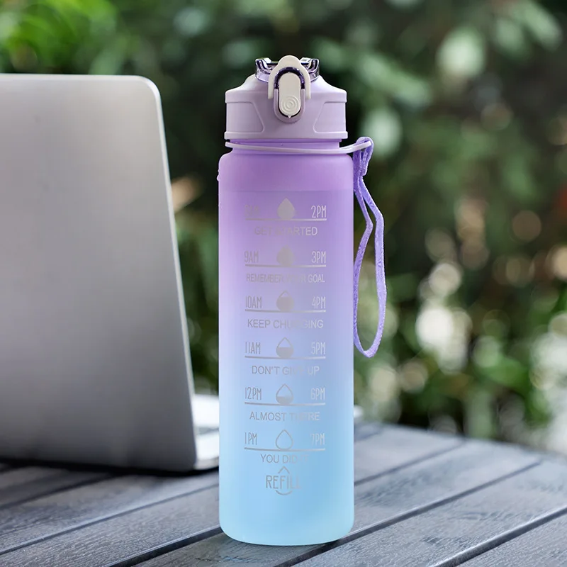 900 ml fľaša na vodu s fľašou Straw Sport Fľaša pre deti pre deti bez bpas nepriepustné fľaše na pitie vonkajšieho cestovania