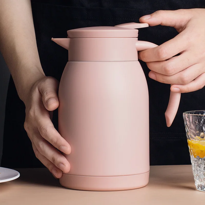 900 ml Thermos z nehrdzavejúcej ocele Izolovaná kanvica Vysoko kvalitná izolovaná kávová hrnca Horúca voda džbán Dvojvrstvové Vákuové fľaše