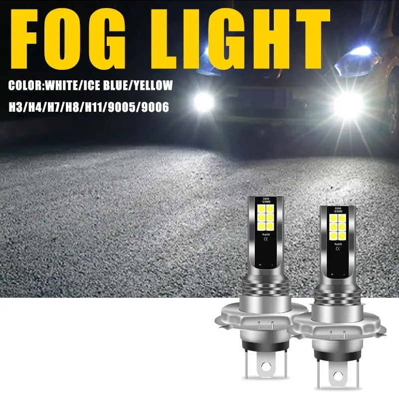 9005 HB3 9006 HB4 12SMD LED žiarovka H4 H7 H11 H8 H9 Hmlové svetlo automobilu pre automobilový priemysel pre automobil Nissan ALMERA N16 Mercedes W202