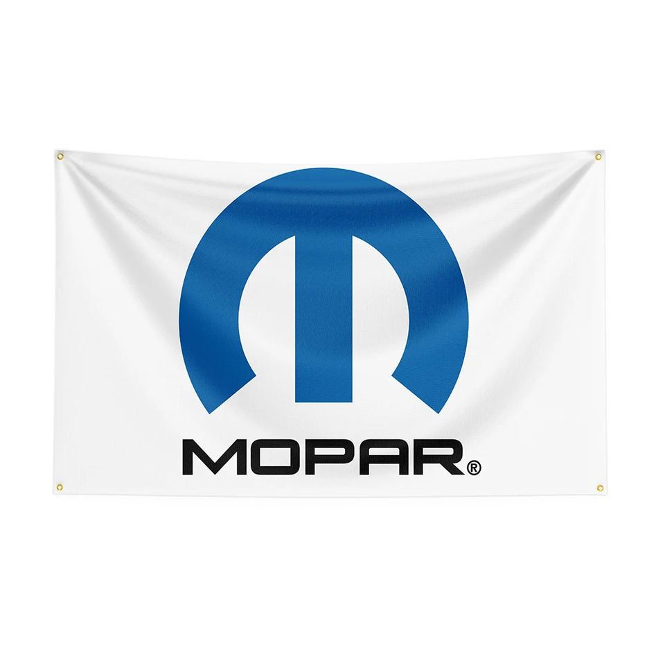 90x150 cm Mopars Flag Polyester Tlačené závodné auto banner pre dekoráciu