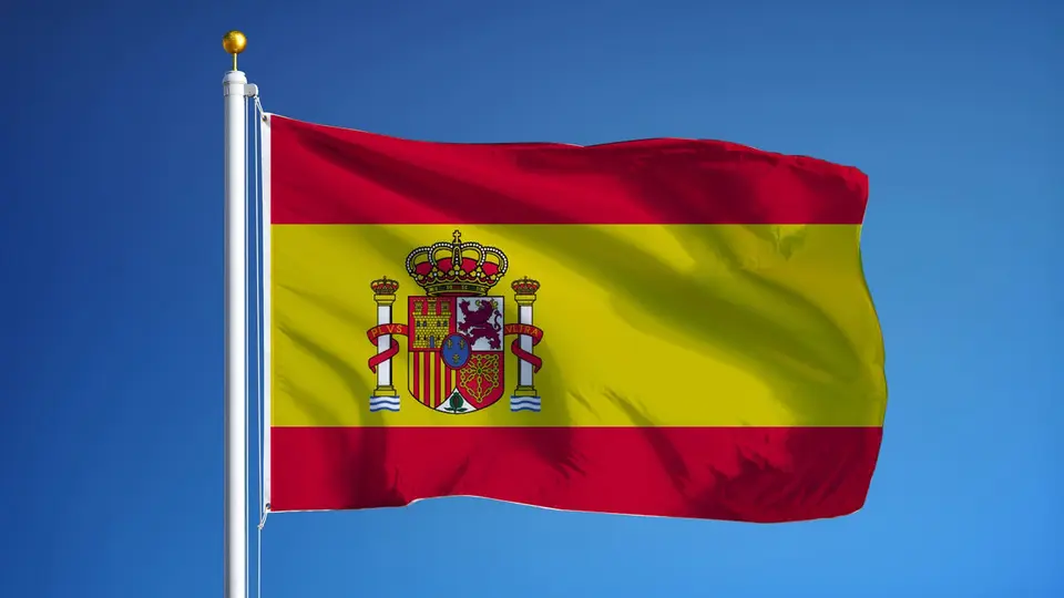 90x150cm Španielska vlajka 3x5 es espana španielska vlajka v interiéri vonku na oslavu veľké vlajky
