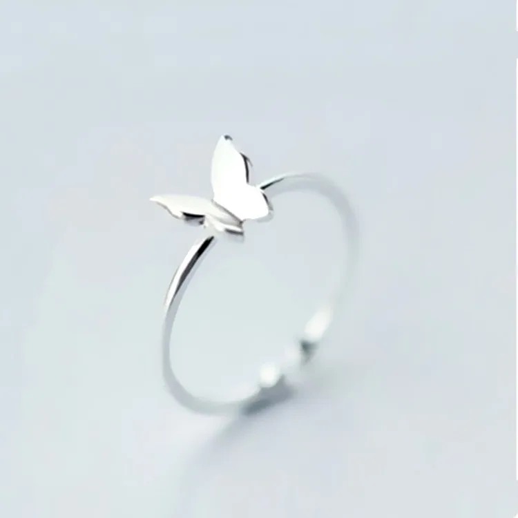 925 Sterling Silver Butterfly Rings for Women módne šperky darček ženské doplnky Veľkoobchod
