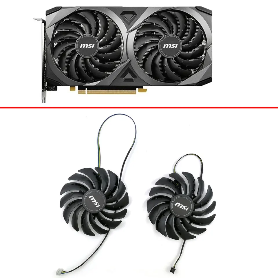 95 mm PLD10010S12HH RTX3060 GPU chladiaci ventilátor pre MSI RTX 3070 3060 3060ti Ventus 2x OC Graphics Coat Cooler