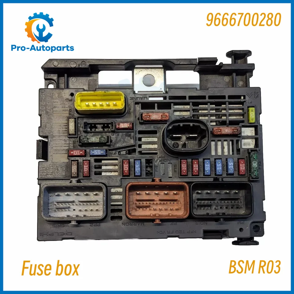 9666700280 BSM R03 MOTOROVÝ POTREBNÝ MODUL COMPLAD MODUL pre Fiat Scudo / Citroen Dispatch / Peugeot Expert 2007 - 2014