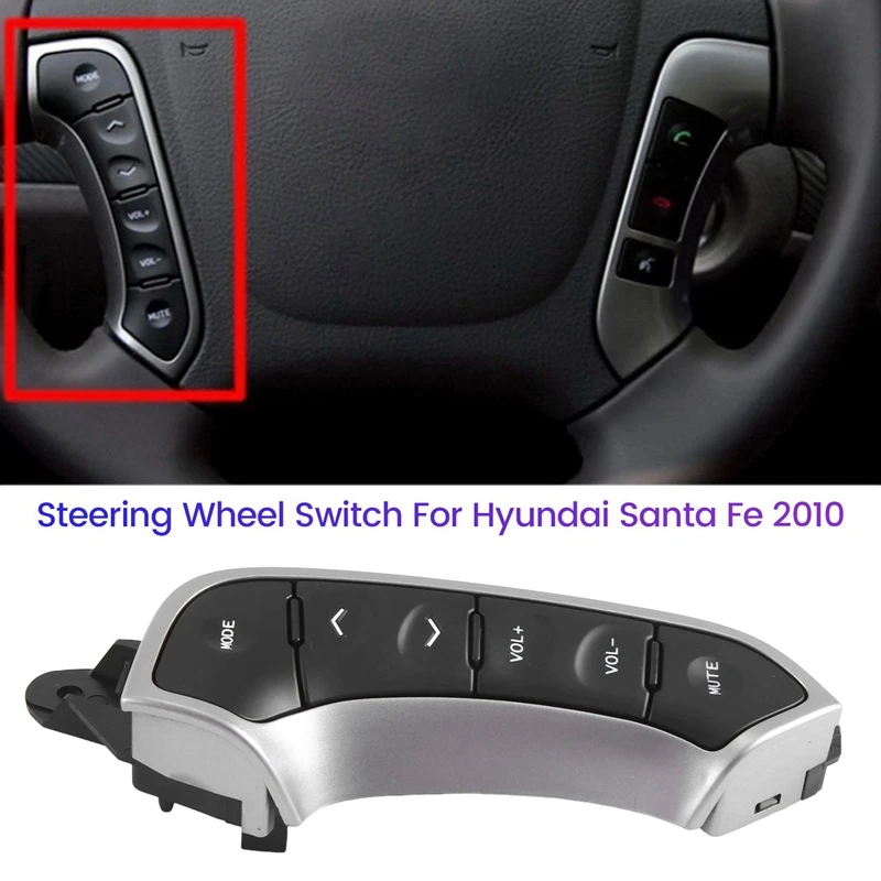 96710-2B000BS Ovládanie spínaču diaľkového ovládacieho spínaču vozidla na riadenie volantu LH pre Hyundai Santa Fe 2010