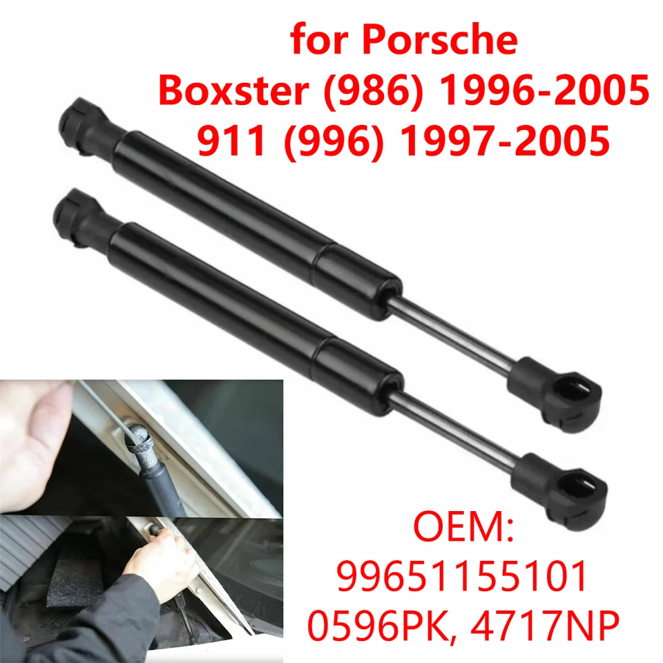 99651155101 Predná kapucňa automobilu Gas Strut tlmit Strut Otras Podporné prúty pre prúty pre Porsche 911 996 Boxster 986 1996-2005