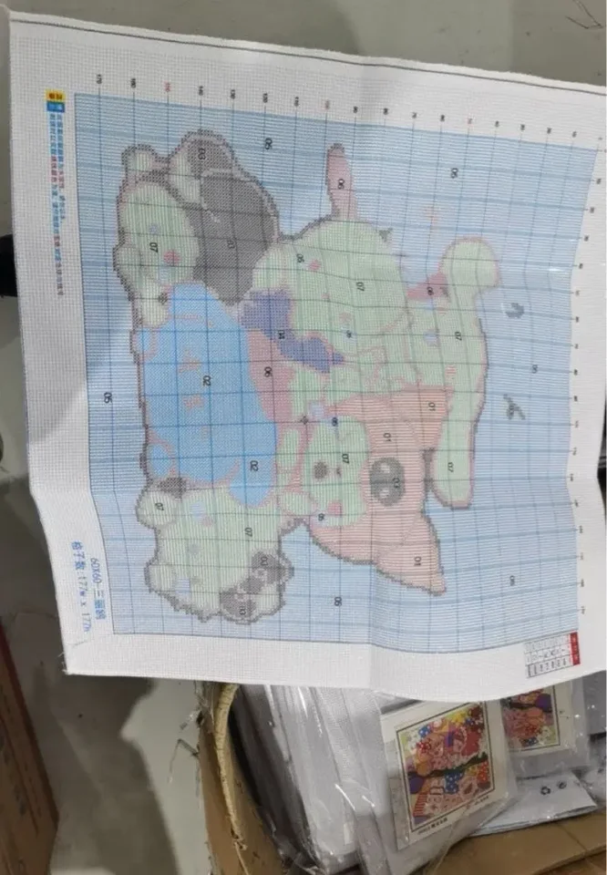 9ct 60x60cm výšivka DIY čínsky štýl tlačené súpravy krížové stehy vyšívané súpravy domáce dekorácie remeslá nové