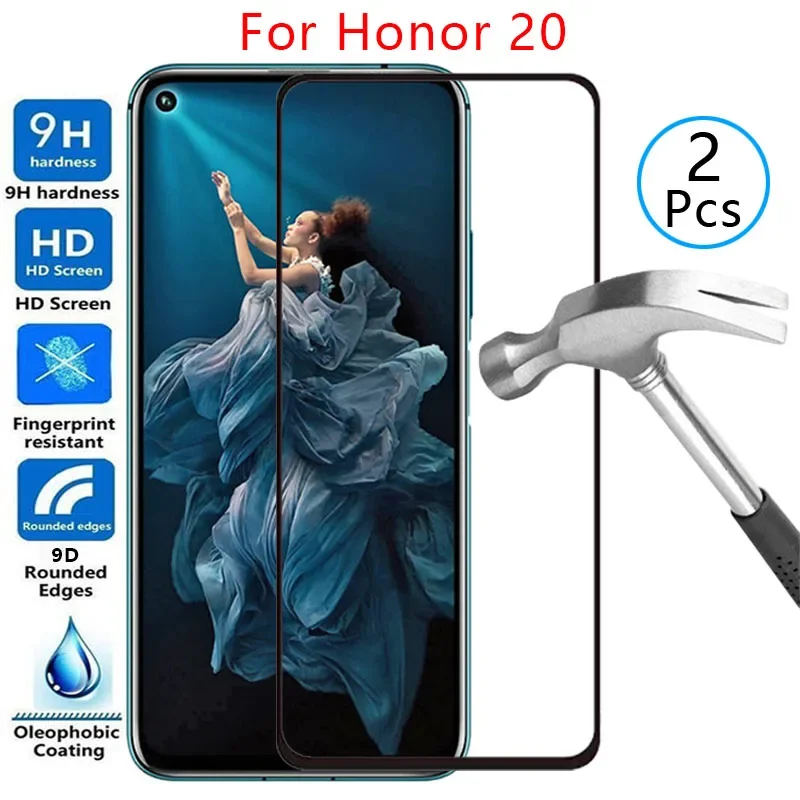 9D chránič obrazovky Temperované sklo puzdro pre Huawei Honor 20 Pro Cover na Honor20 Honer 20Pro 6.26 Ochranné telefónne taška 360