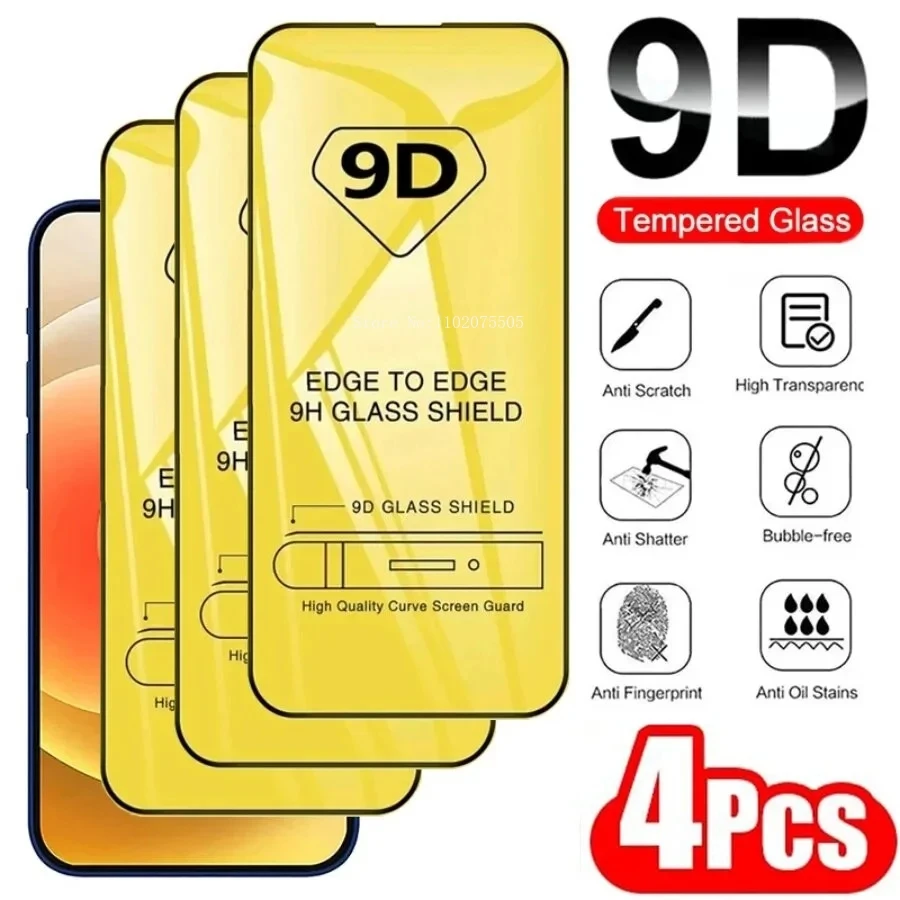 9D temperované sklo pre Samsung S24 Ultra S23 S20 S21 Fe A54 5G A34 A53 A52 A52S A13 A14 A32 A35 A24 A25 A25 A05S